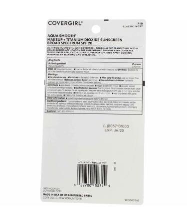 CoverGirl Smoothers Aquasmooth Classic Ivory 710 Compact Foundation - 2 Pack - Buy Online on GoSupps.com
