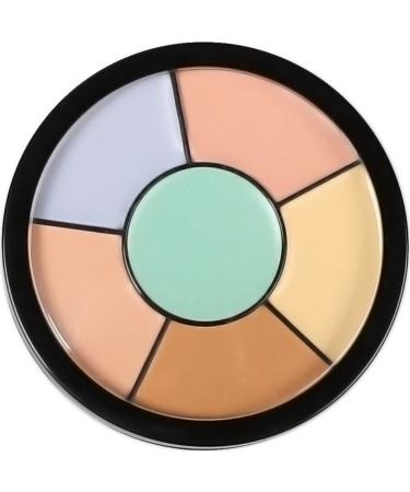 Vodisa Cream Concealer Palette-6 Color Makeup Contour Kit-Professional Blemish Face Conceal Correct Contouring Highlighter Pallet-Base Foundation Beauty Sleek Cream Make Up Concealer Palette (Deep)