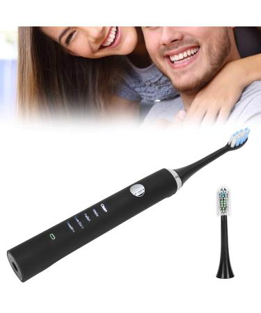 Rechargeable Electric Toothbrush for Adults - Sound Vibration 5 Modes 2 Brushes | Whitening & Deep Cleaning - Buy Online on GoSupps.com