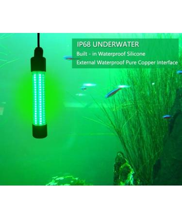 YEGRUEB 12V Underwater Night Fishing Light 1200LM Green Submersible Fish Finder Lamp | 126 LEDs 12.6W - Buy Online on GoSupps.com