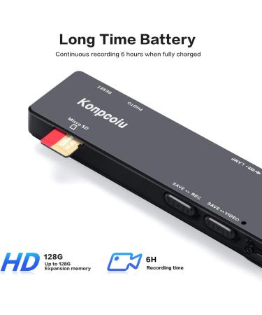 Mini Body Camera Video Recorder | Motion Activated | Small Security Camera for Home and Office | Includes 32GB Red TF Card - Buy Online on GoSupps.com
