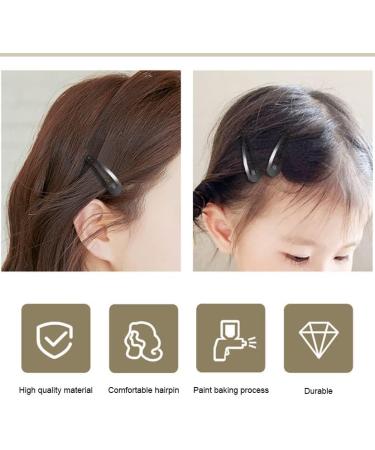 Beayuer 80 Pack Snap Hair Clips 2 Inch Metal Hair Accessories Barrettes for Girls Women Hair Styling (80 Pcs Black) 1 count (Pack of 80) Black - Buy Online on GoSupps.com