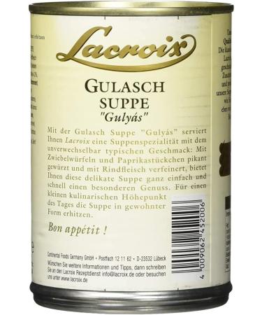  n.v. Lacroix Goulash Soup with Spicy Beef 400 ml - Buy Online on GoSupps.com