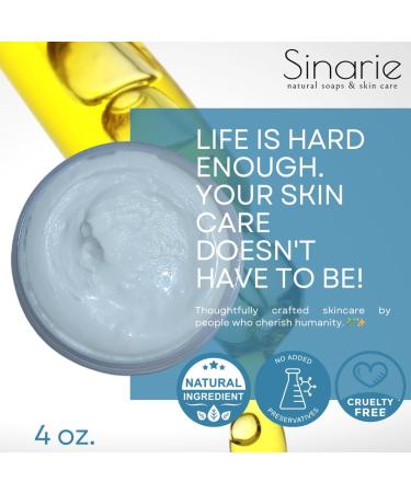 Aloe & Sea Moss Emulsified Body Butter - Unscented 4 oz | Nourishing Soaps & Skincare for All Skin Types | International Shipping Available - Buy Online on GoSupps.com