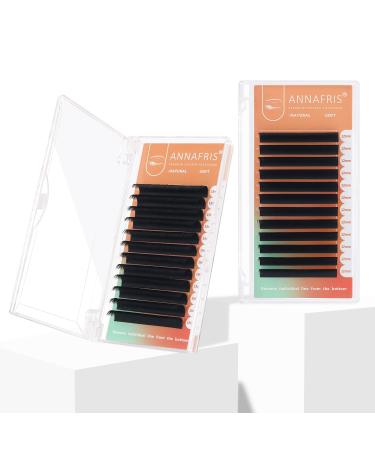 ANNAFRIS Easy Fan 1S Flowering Eyelash Extensions 0.07 C 12mm - Natural Soft Matte Black Volume Lashes - Buy Online on GoSupps.com