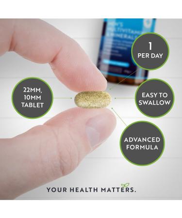 Nutravita Men's Multivitamins & Minerals with Maca Root & Panax Ginseng - 180 Vegan Tablets | No Fillers | Made in UK - Buy Online on GoSupps.com
