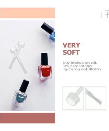 IMIKEYA Lot de 200 pinceaux de rechange pour vernis ongles longs et ronds - Pour huile et gel - Outil de manucure pour un usage professionnel et domestique - Buy Online on GoSupps.com