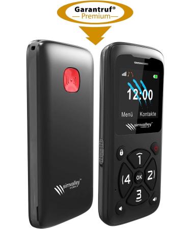 Simvalley Mobile Small Telephone - 5-Button Cell Phone for Seniors & Children | Emergency Calls No Contract Personal Safety & Charging Station - Buy Online on GoSupps.com