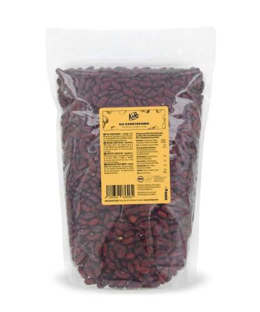 KoRo - Organic kidney beans 2 kg - Beans from controlled organic cultivation in a practical value pack without additives - Buy Online on GoSupps.com
