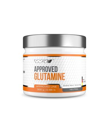 Wfn Approved Glutamine - L -glutamine powder vegan - 300g can - glutamine ultrapure - high -dose & tasteless - without additives - 60 portions - Made in Germany - External laboratory test 300 g (1 Pack)