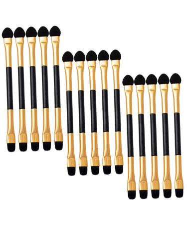 VINTORKY 15pcs Eye Shadow Brush Eye Shadow Applicator Double Sided Mini Accessories Eyeshadow Makeup Plastic