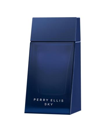 Perry Ellis Sky 3.4 fl oz EDT - Cologne for Men - fresh aquatic citrus - bergamot lime mint violet sandalwood cedarwood - Buy Online on GoSupps.com