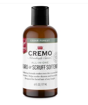 Cremo All-In-One Beard & Scruff Softener Cedar Forest 6 fl oz (177 ml)