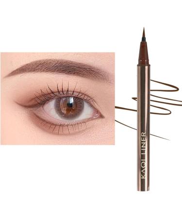 Liquid Eyeliner | Waterproof Liquid Eye Liner Quick Dry Coloured Eye Liners Woman Girl Black/Blue/Brown/Purple Eyeliners Colored Eye Liners Pens Pencils Uwariloy - Buy Online on GoSupps.com