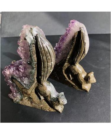 Crystal Rough for Natural Raw Amethyst Butterfly Girl Quartz Purple Crystal Cluster Elves s Specimen Hand Carved Ornaments for Gifts - Buy Online on GoSupps.com