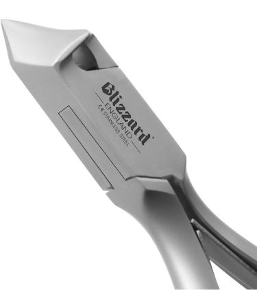 Blizzard Podiatrist Toenail Clipper Set for Men with Thick or Ingrown Toenails - German Forged Heavy Duty Nail Cutter - Hospital Grade 5.5 inch Moon Head Smooth Handles - Buy Online on GoSupps.com