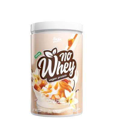 Rocka Nutrition No Whey vegan protein powder |Vegetable protein powder with 20 g protein per serving |Multic component protein |100% taste (1000 g vanilla caramel latte) vanilla caramel latte 1000 g - Buy Online on GoSupps.com