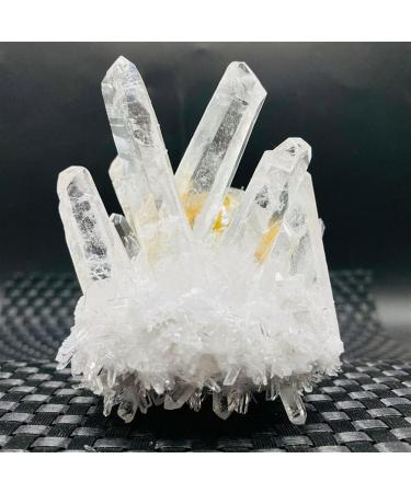 Natural Clear Ghost Phantom Quartz Crystal Cluster Rock Stones and Crystals Reiki Specimen Home Decor Suitable for Furniture Decoration (Color : 400-450g) - Buy Online on GoSupps.com