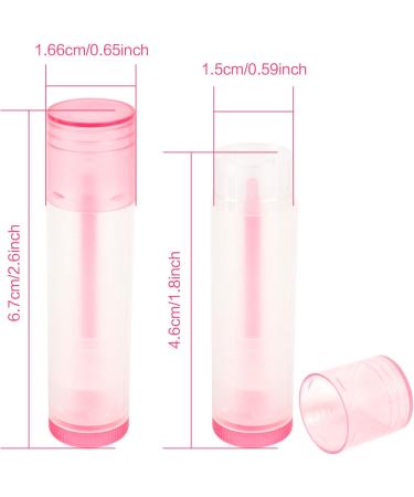 72 PCS Empty Lip Balm Tubes Empty Lipstick Tubes Lip Balm Containers Clear Colorful Empty Lipstick Tubes With Twist Bottom And Top Cap For DIY Lipstick (5g 6 Colors) - Buy Online on GoSupps.com