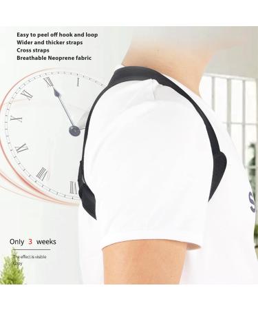 Adjustable Posture Corrector Breathable Back Brace with Shoulder Pads Improve Sitting Posture for Men and Women Collarbone Support - Buy Online on GoSupps.com