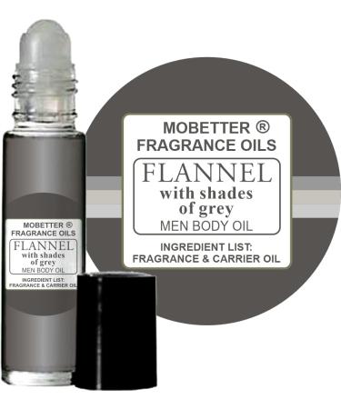 Flannel With Shades of Grey Men Fragrance Body Oil