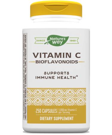 Nature's Way Vitamin C Bioflavonoids 1000 mg 250 Capsules
