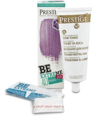  Rosa Impex Semi-permanent hair dye balm 40 Lavender BeEXTREME 100% No Ammonia No Parabens No PPD Balzam ottenochny bezsulfatny dli volos 40 Lavanda - Buy Online on GoSupps.com