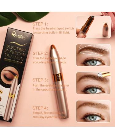 Buy Eyebrow Trimmer & Hair Remover Tool - Portable Eyebrow Hair Removal for Women | Fast International Shipping - Buy Online on GoSupps.com