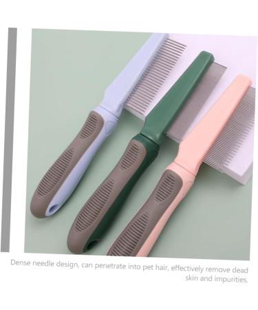 Peigne D m lant pour Chiens et Chats Peigne Dents Fines avec Manche Accessoire de Toilettage Portable pour Animaux de Compagnie - Buy Online on GoSupps.com