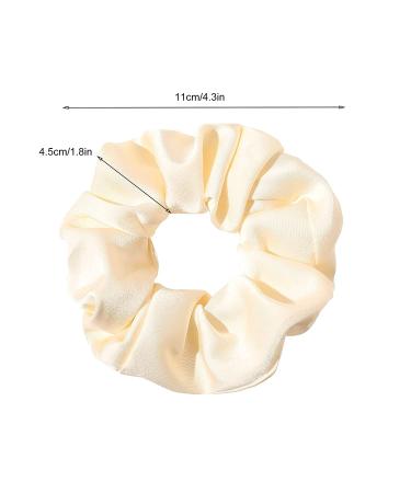 Bridesmaid Proposal Gift Set: White & Navy Blue Hair Ties, Satin Scrunchies, Rose Gold Bracelet - Bachelorette Party & Bridal Shower Favors (Navy Blue) - Buy Online on GoSupps.com