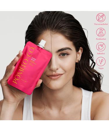 Pom lo Co Pom lo+Co Vanilla Boost caring preShower hair mask Ultra Repair hair treatment with vitamin E coconut and almond oil intensive hair care for women for more shine moisture and healthy hair 100 ml 1er Pack - Buy Online on GoSupps.com