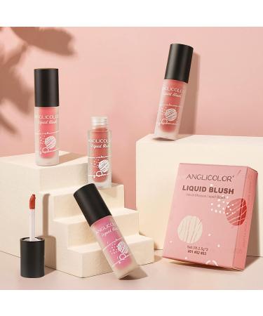 Anglicolor 2PCS Liquid Blush Matte Velvet - Vegan & Cruelty Free (01 Peach) - Buy Online on GoSupps.com