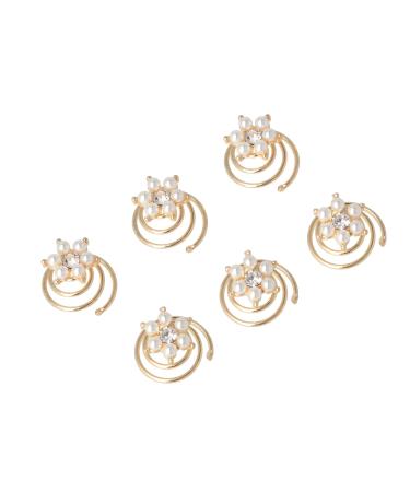 Solida Selection Hair Curlies with Flowers & Gold - Set of 6 | International Shipping Available - Buy Online on GoSupps.com