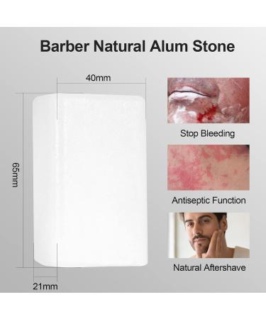 Layhou Alum Stone - 100% Natural Odorless After Shave Deodorant Alternative | Soothes Skin Post-Shaving - Buy Online on GoSupps.com