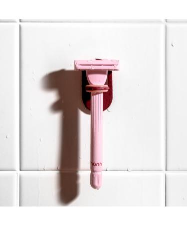 HANNI Hero Safety Razor Holder - Heavy Duty Storage Stand for Shaving Accessories | Bathroom & Shower Organizer | Burgundy Razor Storage for Men & Women - Buy Online on GoSupps.com