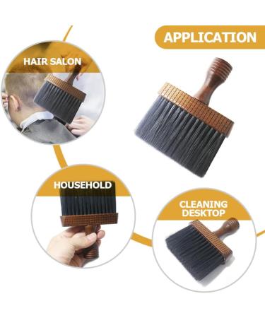 Minkissy Barber Brushes Neck Duster Brush Hair Cutting Brush with Wooden Handheld Barber Loose Hair Brush Barber Neck Duster Mustache Brush Haircut Brush Hairdressing Supplies Mens Comb - Buy Online on GoSupps.com