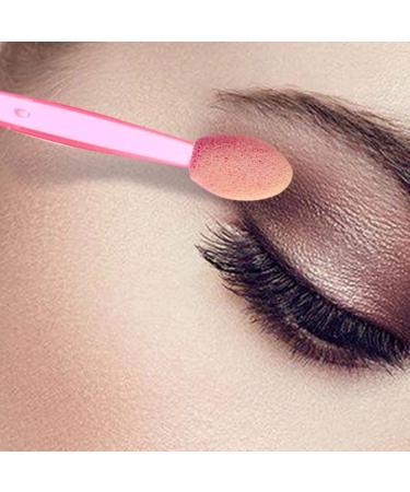 PLAFOPE 50pcs Double Ended Eyeshadow Brush Eye Shadow Stick Makeup Eye Primer Brush Eye Makeup Pink Emulsion - Buy Online on GoSupps.com