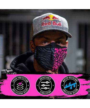 Muc-Off Animal Reusable Face Mask Large with Mid-Layer Filter - Washable (Pack of 1) - Buy Online on GoSupps.com