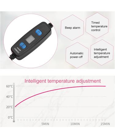 Hair Thermal Steamer Treatment Heat Cap for Deep Conditioning Electric Hair Heating Cap Hot Oil Hair Steamer Cap Hair Care Heat Cap US Plug 100-240V - Buy Online on GoSupps.com