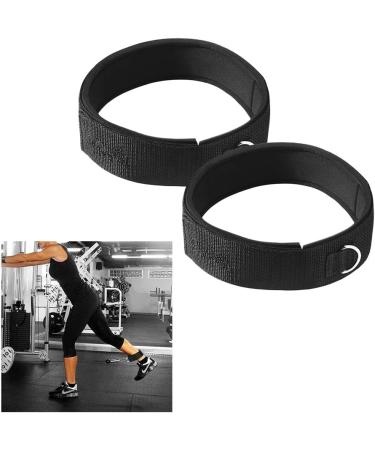 VORCOOL Thigh Strap Padded Neoprene Fitness Cuff Adjustable Strength Training Bands Speed Exercise Accessories (Black) - Buy Online on GoSupps.com