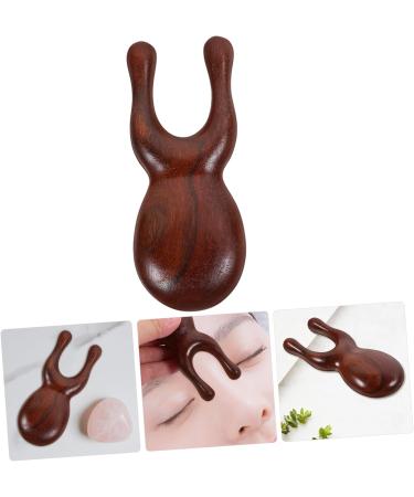 Fomiyes 4-Piece Shiatsu Massage Tool Set - Wooden Acupuncture Scrub for Face & Nasal Care - Travel Size Health Comb (9.00x3.50cm) - International Shipping Available - Buy Online on GoSupps.com