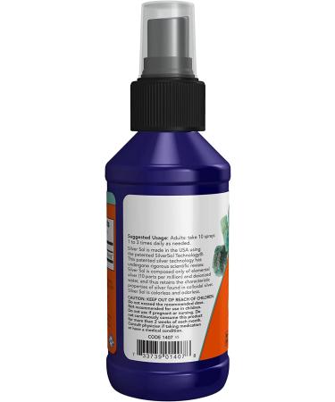Now Foods Silver Sol 4 fl oz - Antimicrobial Water Solution for Immune Support - Buy Online on GoSupps.com