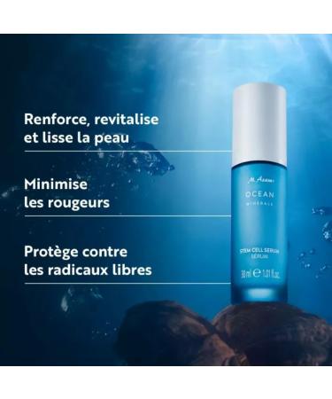 M. Asam OCEAN MINERALS Algae Stem Cell Serum (30ml) - Face serum with patented AGE CONTROL technology minimizes redness and evens skin tone revitalizes and regenerates skin - Buy Online on GoSupps.com
