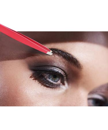 Joyjuly Precision Eye Brow Tweezers Set - 4 Professional Stainless Steel Tools for Eyebrow Plucking Hair Removal Eyelash Extensions - Pink Rose - Buy Online on GoSupps.com