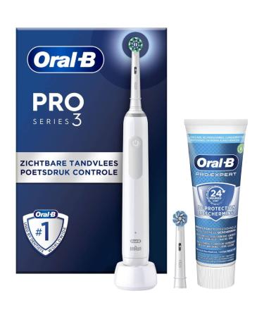 Oral-B PRO 3 3800 White Pro-Expert Edition + Toothpaste