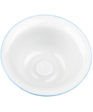 Fendrihan Porcelain Shaving Bowl with Hand-Painted Light Blue Rim - Premium Quality for a Luxurious Shaving Experience | Buy Internationally - Buy Online on GoSupps.com