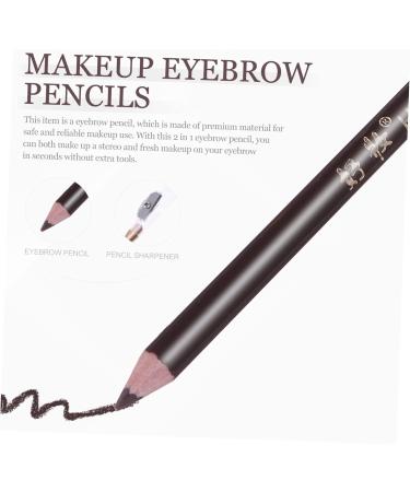 BELLIFFY 8pcs Black Pencils Pencil Makeup Eyebrow Pencils Sharpener Eyebrow Pencil Wooden 1 count (Pack of 1) Coffee - Buy Online on GoSupps.com