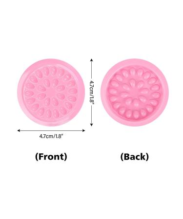 G2PLUS False Eyelashes Glue Holders - 100 PCS Disposable Pink Plastic Pallet Pads for Extensions - Buy Online on GoSupps.com