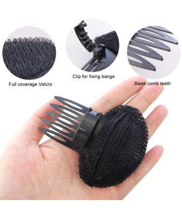 TCOTBE 4 Pcs Fluffy Hair Cushion Bump Up Volume Base Styling Clip Comb Set - Women's Invisible Hair Pad Insert Tool for Fluffy Bangs & Front Hair Accessory - Buy Online on GoSupps.com