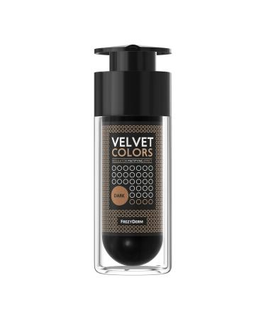 Frezyderm Velvet Colors Makeup Mat dark foundation 30 ml natural matte finish hides imitation wrinkles dark circles for acne oily and sensitive skin